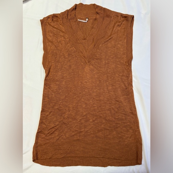 Free People v-neck sweater tunic never worn - Picture 1 of 2